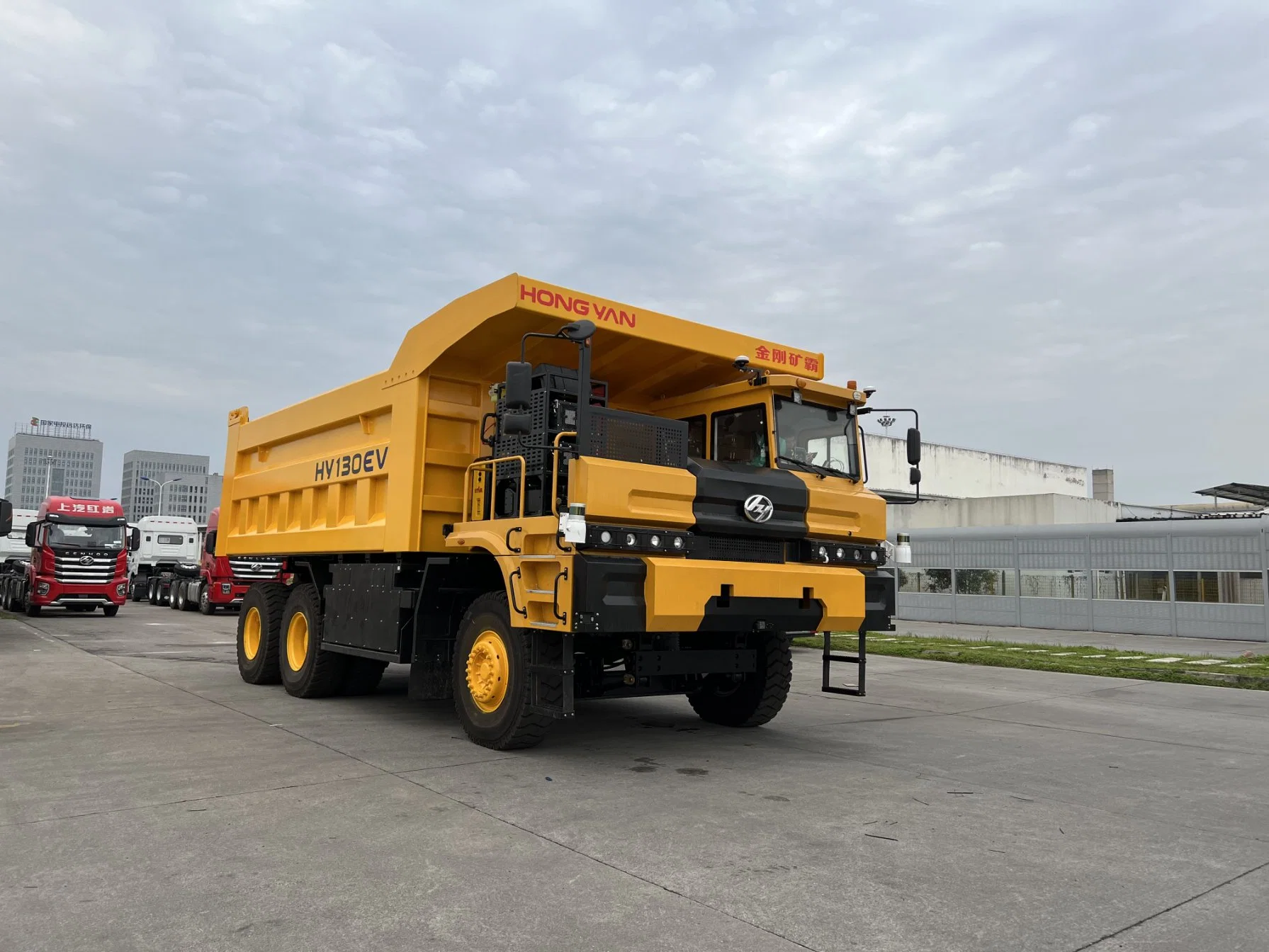 SAIC Hongyan 6X4 Elektro Bergbau LKW