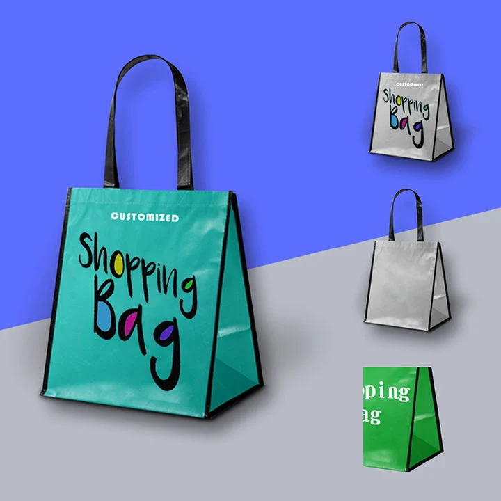 Custom Reusable Non Woven RPET Tote Shopping Bag