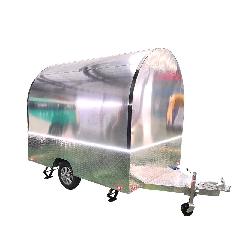 Mobile Fast Catering Food Trailer for Sale Hamburg Beef Breakfast Dinner