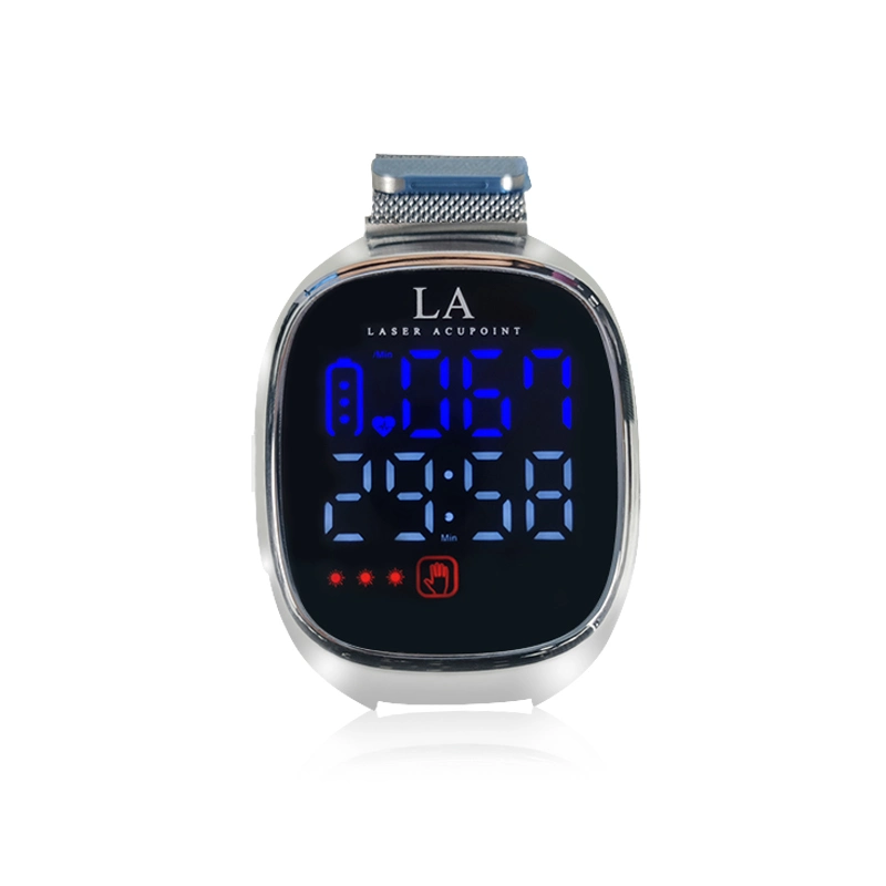 Yjt haute pression sanguine Traitement laser Laser Wrist Watch