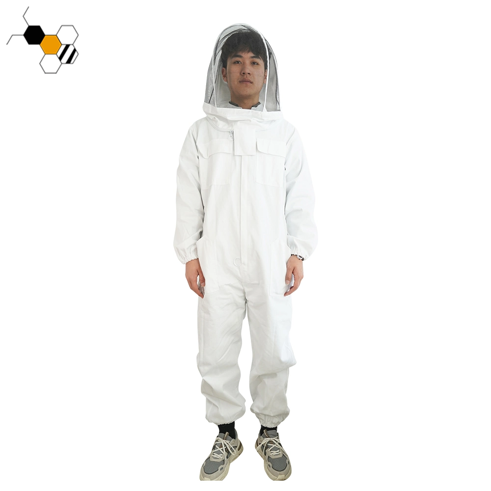 Bee Suit Beekeeper Coverall Hooded Cotton Bee Keeping Suit