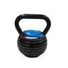 Precio al por mayor fabricación Gimnasio Levantamiento Kettlebell ajustable Kettlebell personalizables con placas