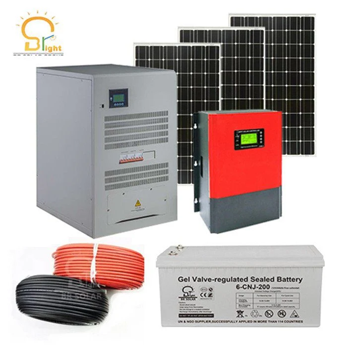 ISO/CE/RoHS Installation Kundenspezifische komplette genehmigt an/aus Netz erneuerbare Solar wiederaufladbar Speicherpanel PV Power Energy Home Module System