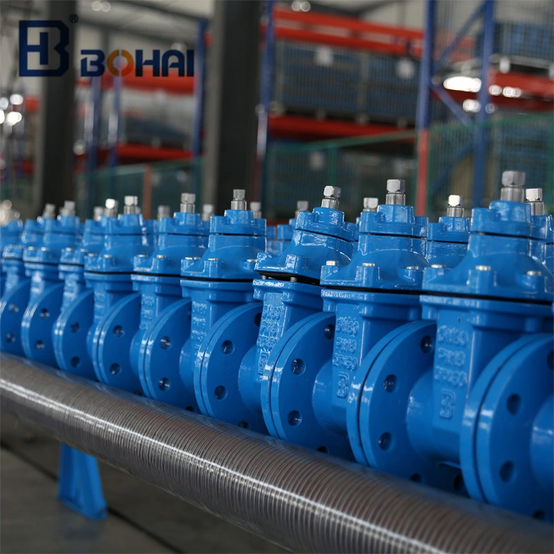 Flow Control Cast Steel Non Rising Resilient Soft Seat Industrial Slide Valves Pipe Fitting