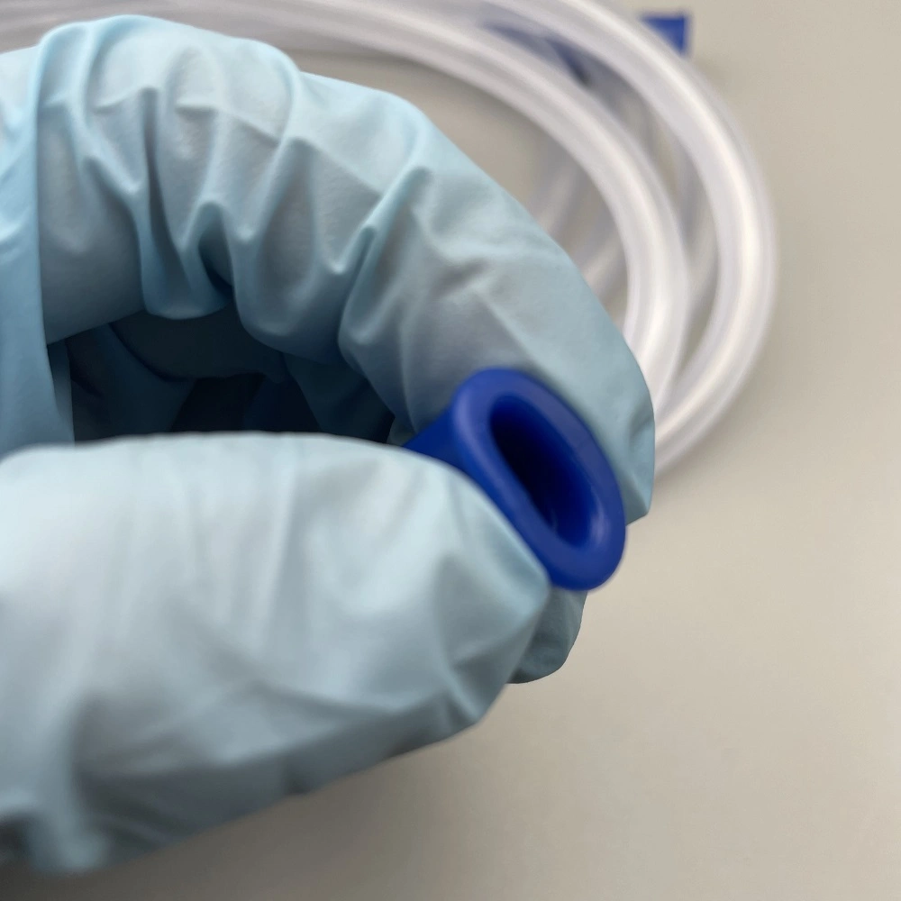 Medical Disposable PVC Suction Connecting Tube with Yankauer Handle Suction Tube