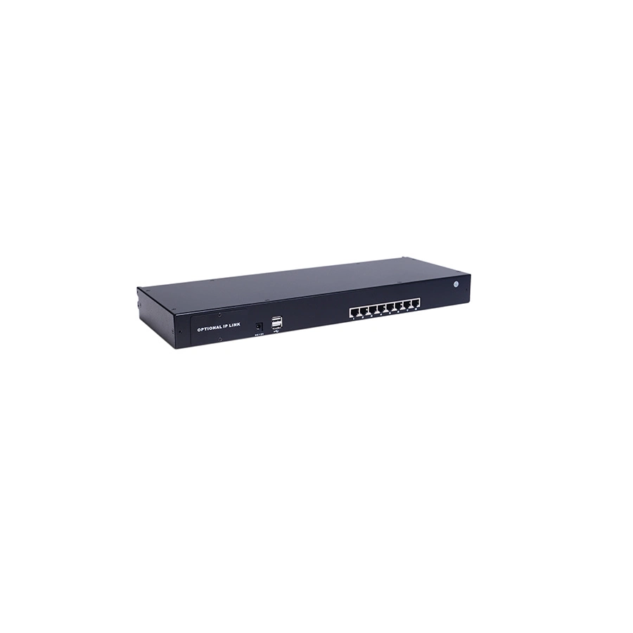 1u 19&prime; &prime; LCD 8 Ports Cat5 RJ45 Network Kvm Switch