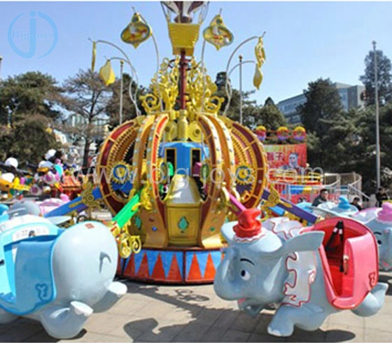 Les enfants ont adoré les attractions Outdoor Game Dumbo Rides Flying Elephant Rides En vente