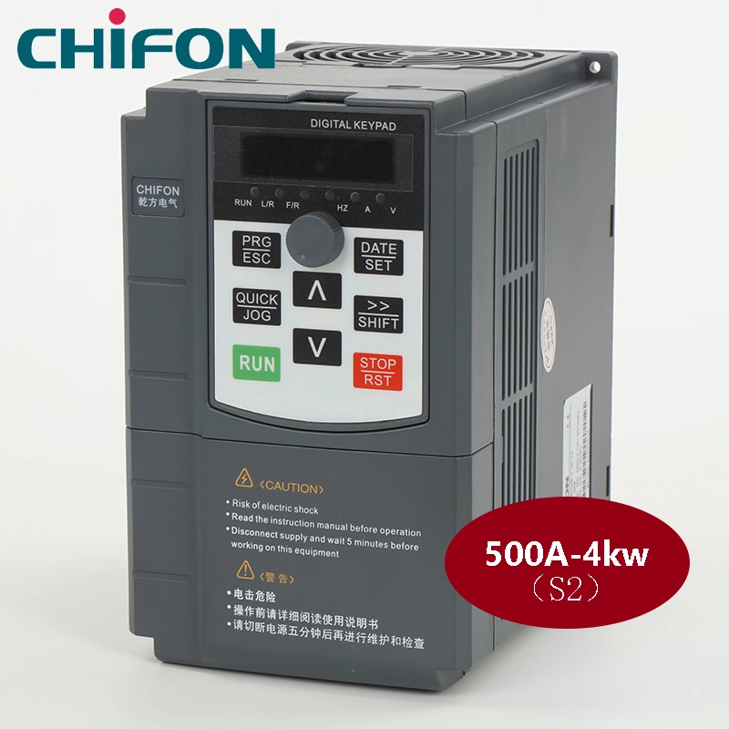 Single Input 220V-240V 4kw Speed Controller Automatic AC Variable Frequency Drive