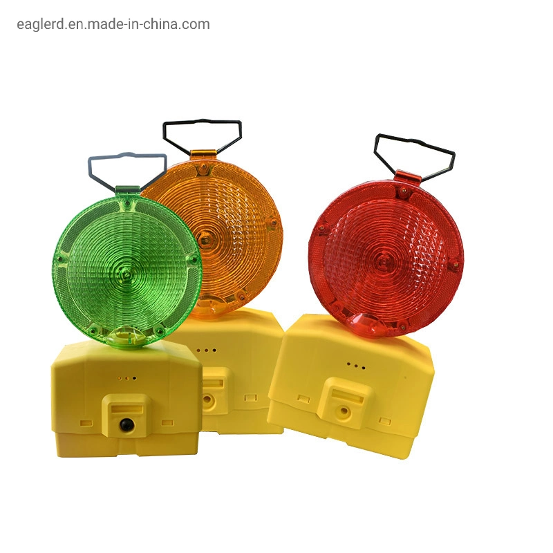 Outdoor Safety Warning LED Light Flashing Solar Sunflower