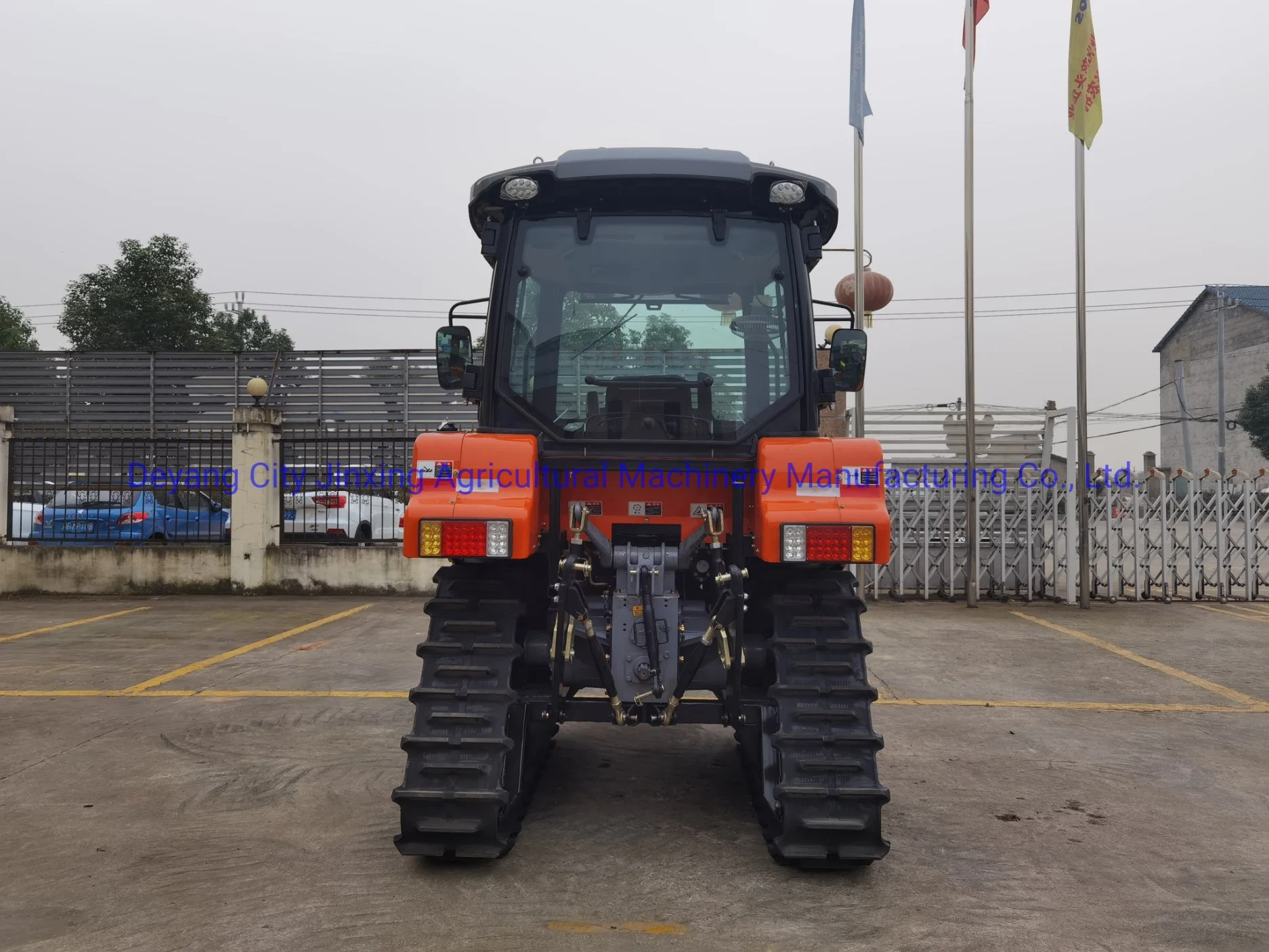 Xj1002 Tractor oruga de Tractor de orugas, triangular, Tractores Agrícolas, Rotary cultivador, lanza, Paddy agitador de barro