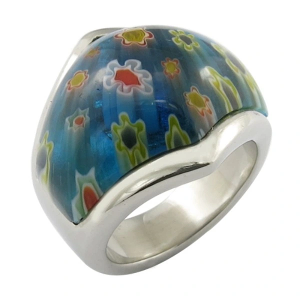 Flower Gemstone Stone Finger Rings