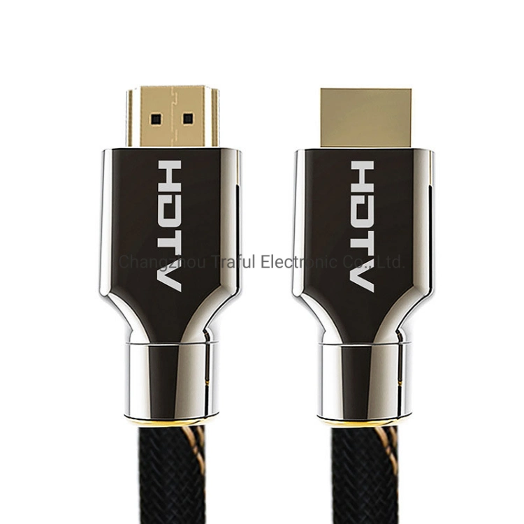 Equipo Cable HD TV Cable de vídeo La versión 2.0 de carcasa metálica de 4K