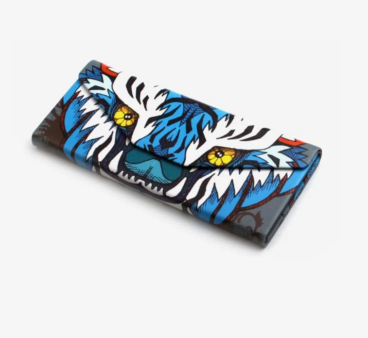 Owl Design Foldable Eyeglasses Case with PU