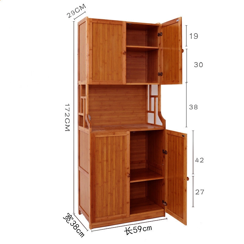 Factory Direct Vente en gros bambou Cabinet cuisine cabine