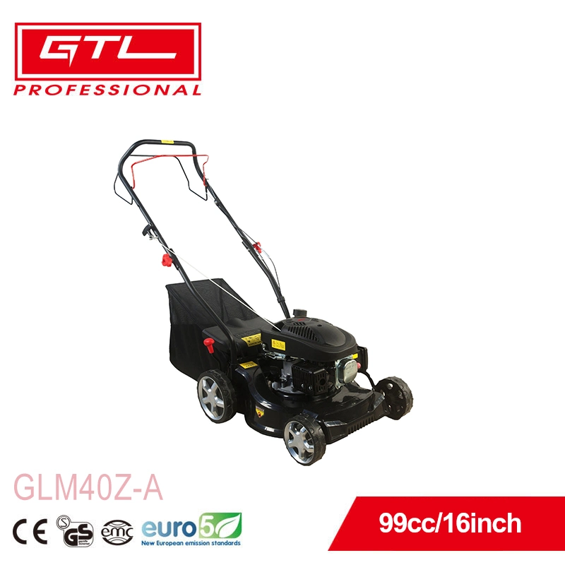 Gasoline Garden Tools Grass Cutting Machine 16" Slef Propelled Gas Power Lawn Mower with Mulching, Rear Discharge, Collecting Function (GLM40Z-A)