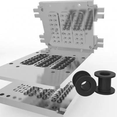 Custom Manufacturing Rubber Molds for Compression Molding Transfer Injection Rubber Silicone Tooling