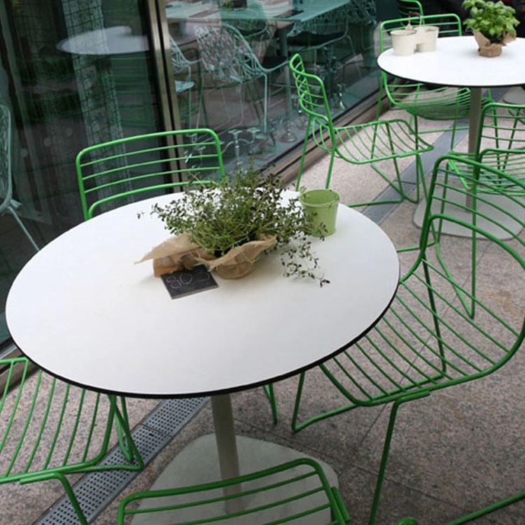 Tulip Round Resin Compact Outdoor Coffee Table in Singapore