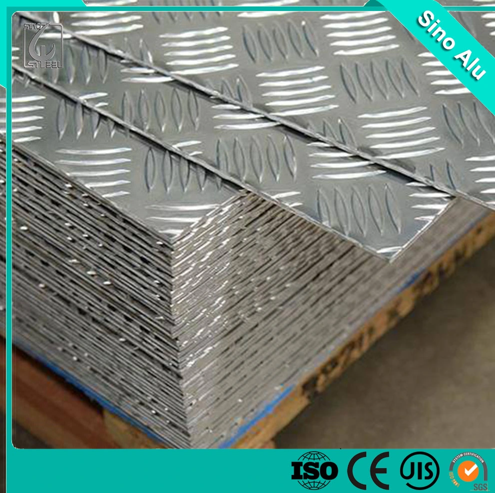 High quality/High cost performance  Five Bar Tread Diamond Aluminum Embossed Plate