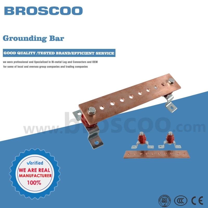 Sistema de conexión a tierra eléctrica de cercado barra de cobre