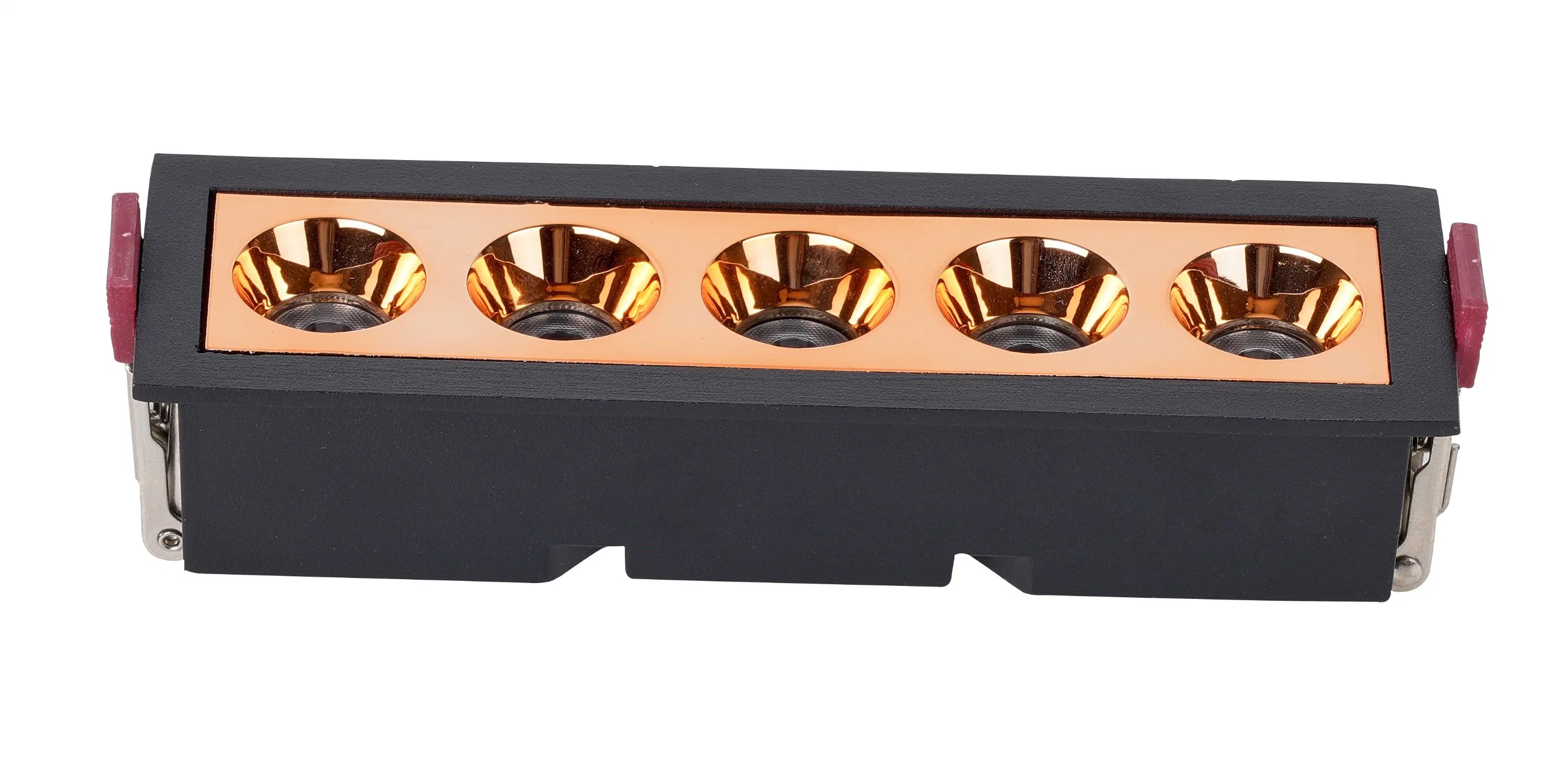 2023new LED Track Light Black Outer Shell and Gold Inner Shell Ceiling Light 10W