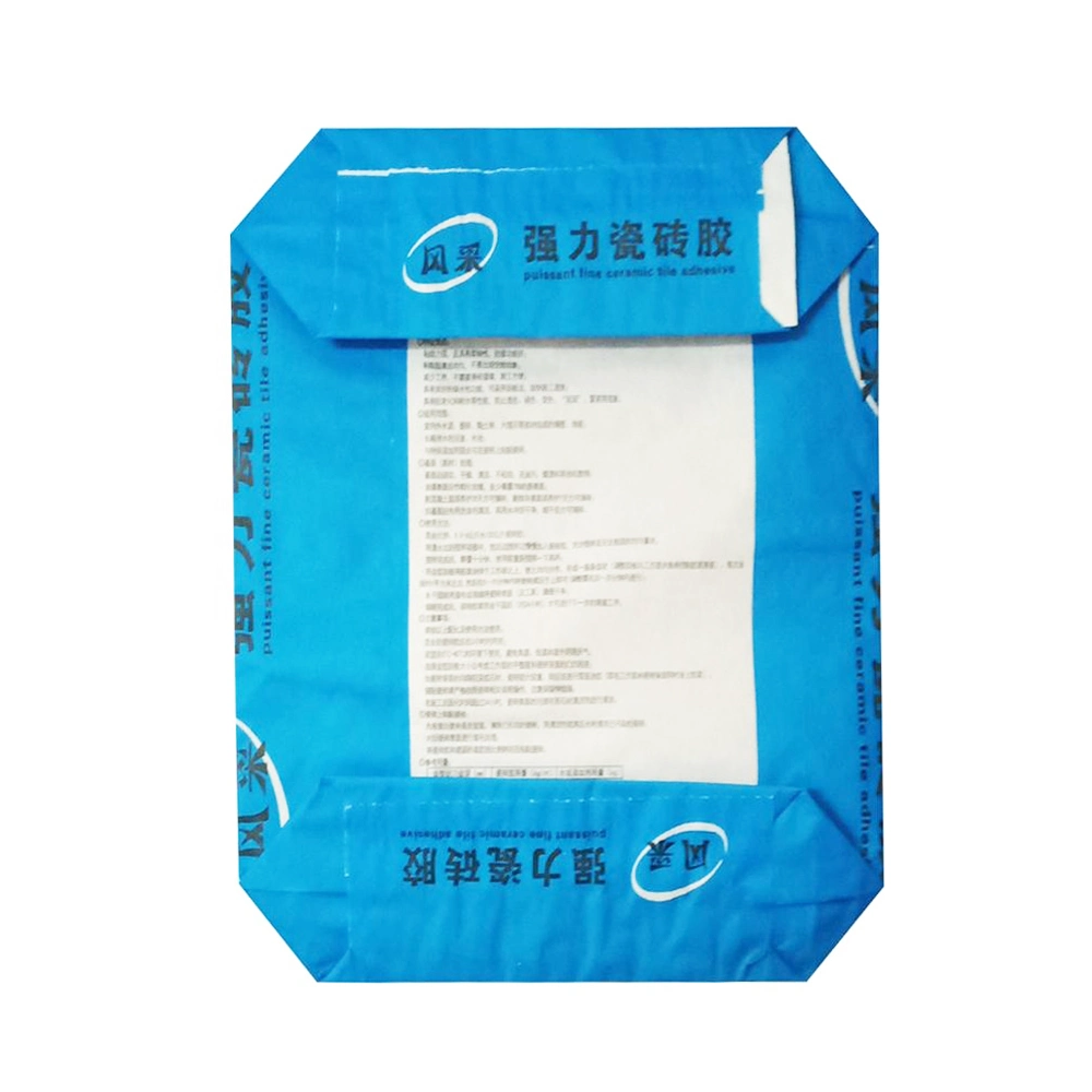 15kg 20kg de la parte superior de la válvula de la bolsa de papel kraft para pared Putty China fabricantes Venta caliente bolsa de embalaje