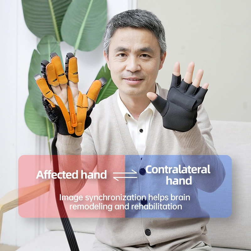 Enhanced Version Finger Schlaganfall Übung Hand Funktion Rehabilitation Roboter Handschuhe