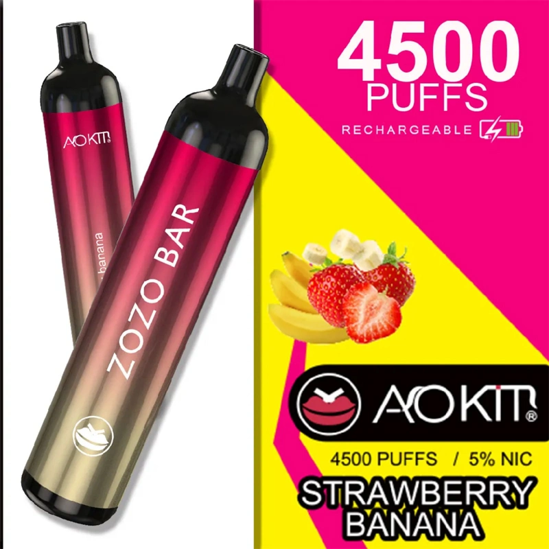 OEM 4500puffs Zozo Puff Bar Wholesale/Supplier Pen Hookah Disposable/Chargeable Vape E Cigarette