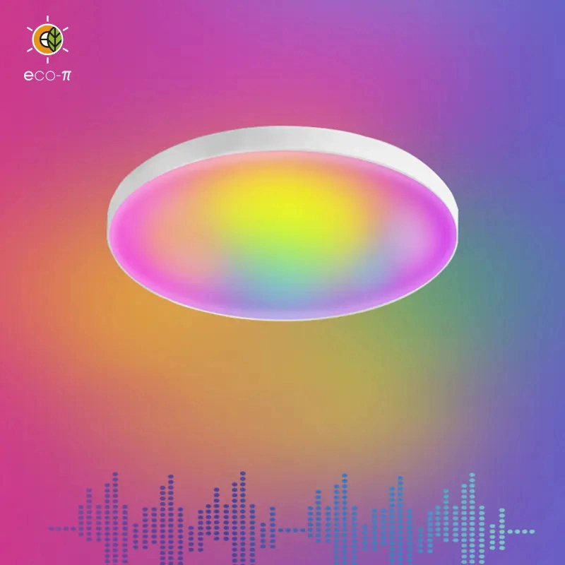 RGB Color Change Bedroom Living Room Indoor ABS LED Ceiling Light