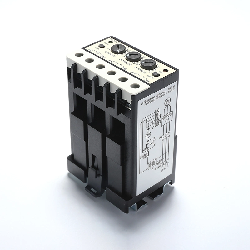 DIN-Rail Mounting Intelligent Motor Protector Phase Reversal Relay Electronic Overcurrent Overload Relay