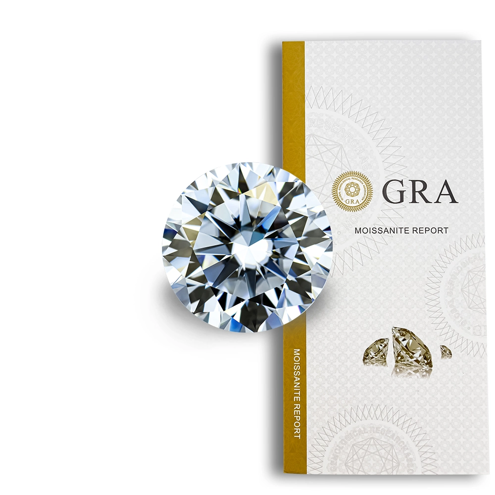 Factory Wholesale/Supplier Loose Moissanite Asscher Shape D Vvs1 with Gra Certificate