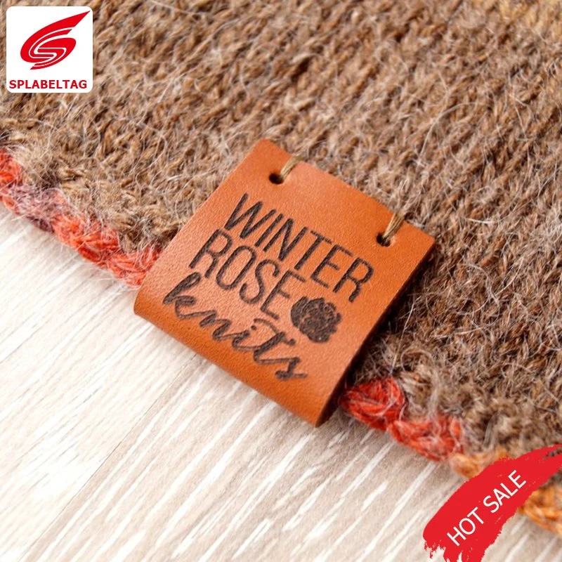 Rectangle Shape Fake Genuies Suede Leather Patch for Jeans Clothing