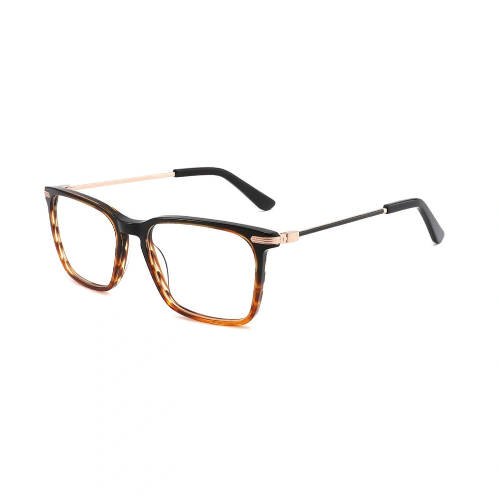 شعار العميل العصري الشهير GD شعار Men Square Acetate Optical Eyewear كما أن النظارات الشمسية تضع إطارات نظارات شمسية للرجال