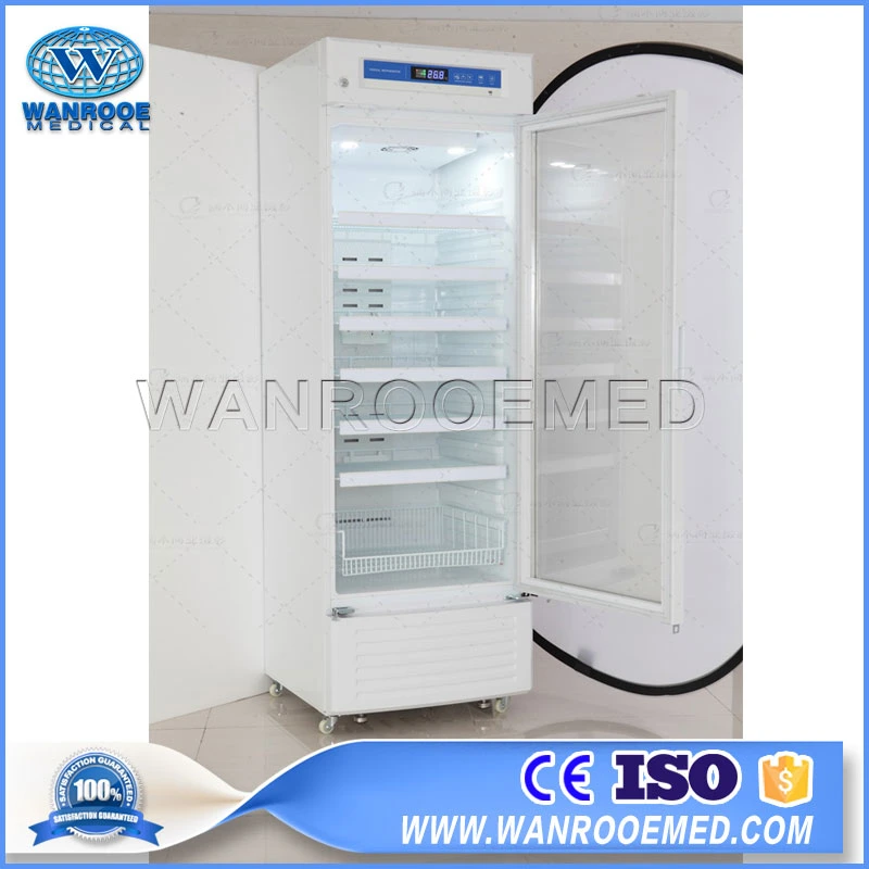 Yc-395L Hospital Laboratory Single Door 2-8 Degree Deep Blood Bank Refrigerator Medical Vaccine Freezer