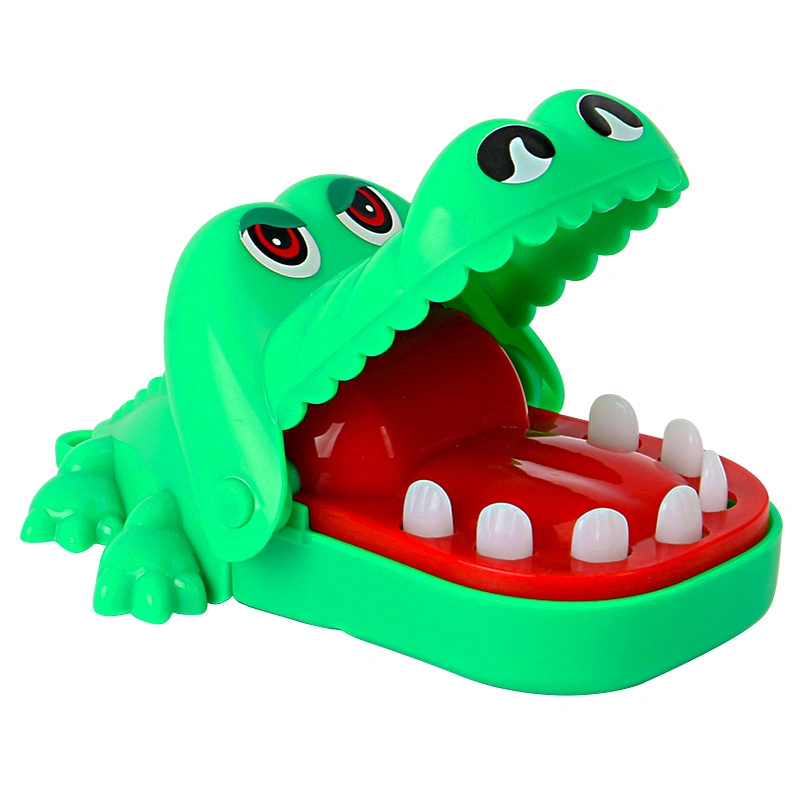 Mini Small Trick Funny Silicone Decompression Toys Crocodile Game Bite Hand Toy