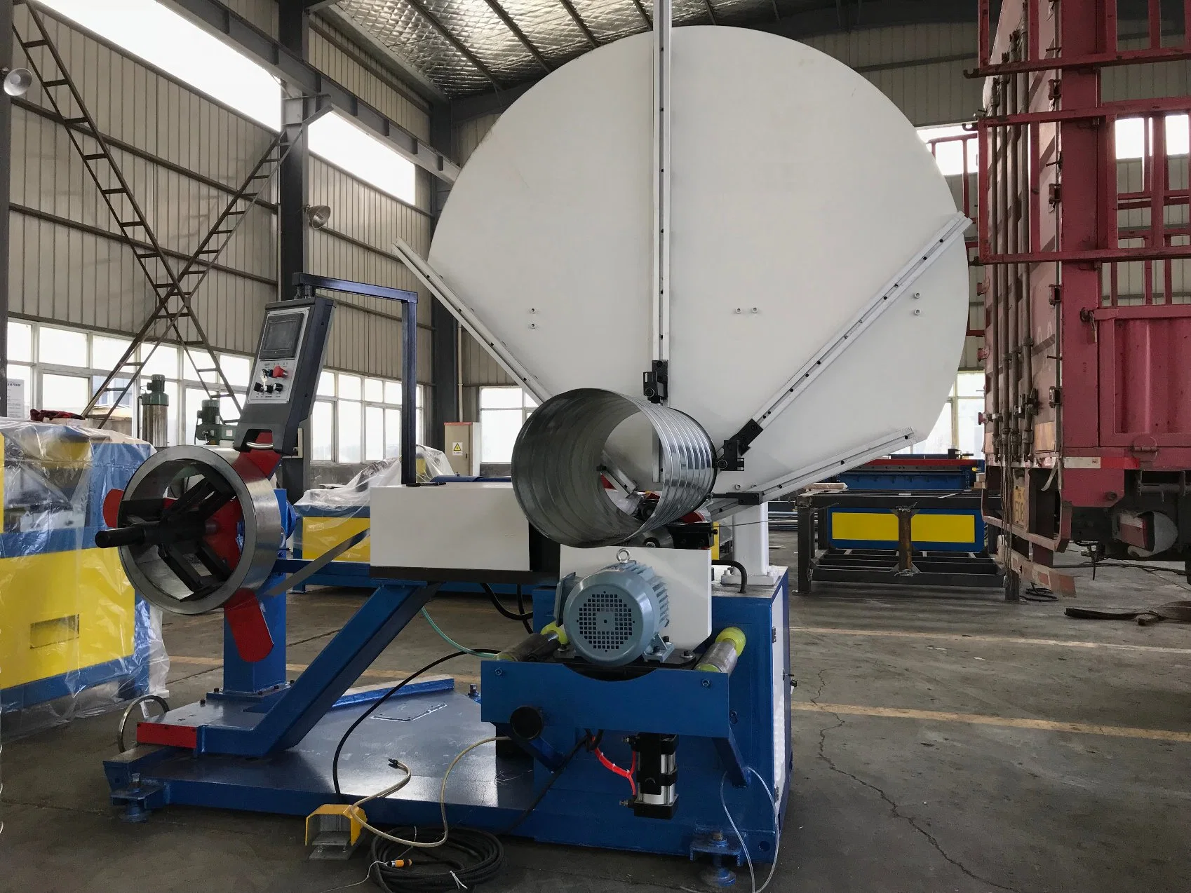 Ysd-85/1500 Aluminum Flexible Duct Forming Machine