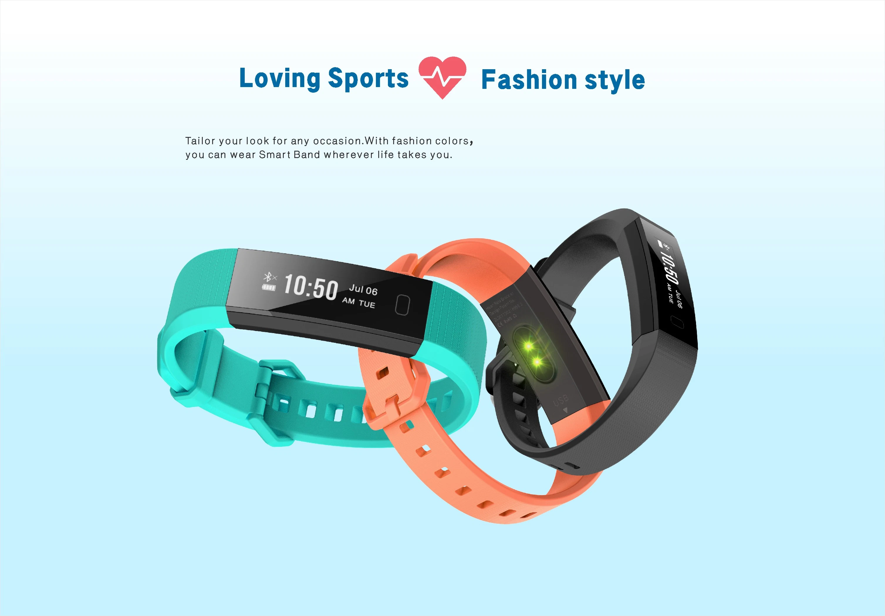 Pantalla OLED táctil de gimnasia deportiva Y11s la Frecuencia Cardíaca pulsera Bluetooth Smart Watch con la frecuencia cardíaca/registro del sueño/Cálculo de calorías/de la presión arterial