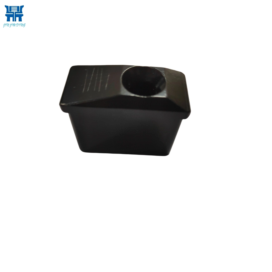 Precision Aluminum ADC12 Casting Part Black Round Plate with Anodizing Finish