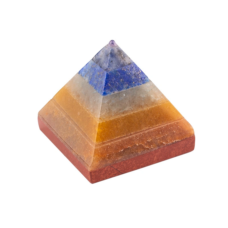 Pedra semipreciosa Cristal Natural Amethyst Pyramid Charming ornament