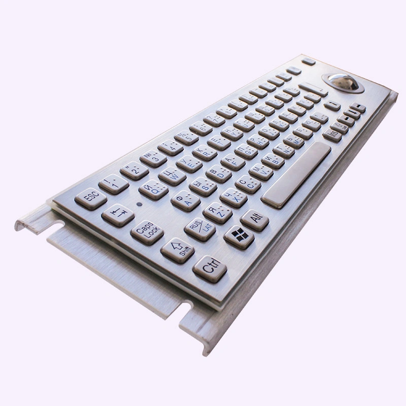 Popular Metal Keyboard with Track Ball