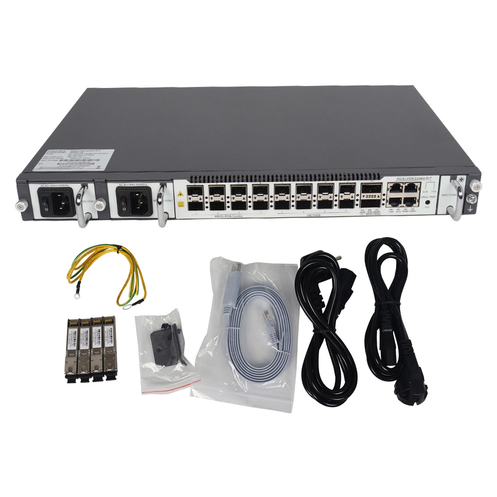 Xgspon Olt 8 Ports with Gpon/Xgpon/Xgspon Three Modes FTTH Olt