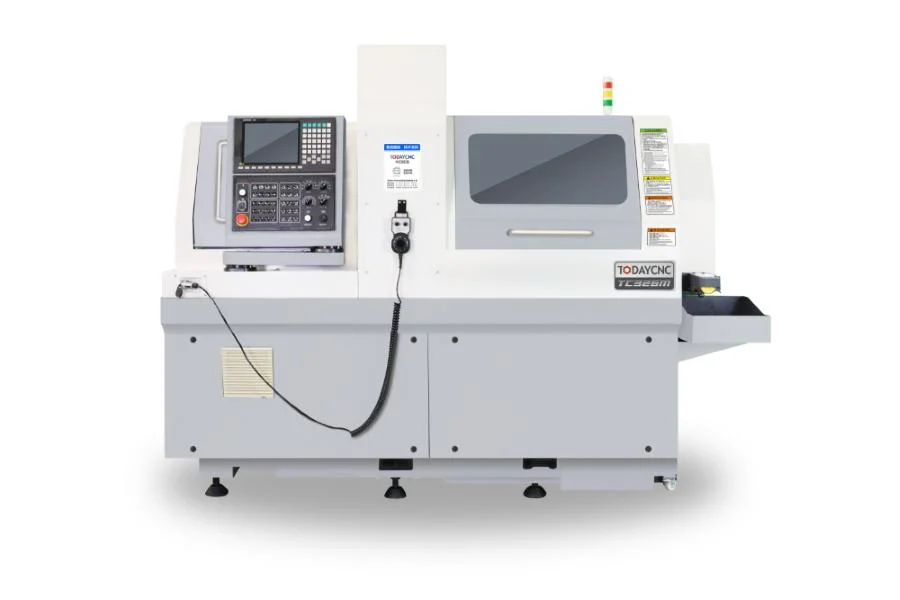 Precisión CNC torno Máquinas multieje Tc326m Fanuc Control