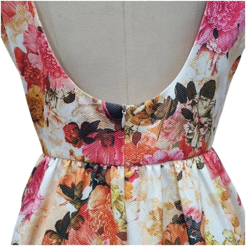 China Manufacturer Ladies Clothing Women Woven Fashion Summer Apparel Dress