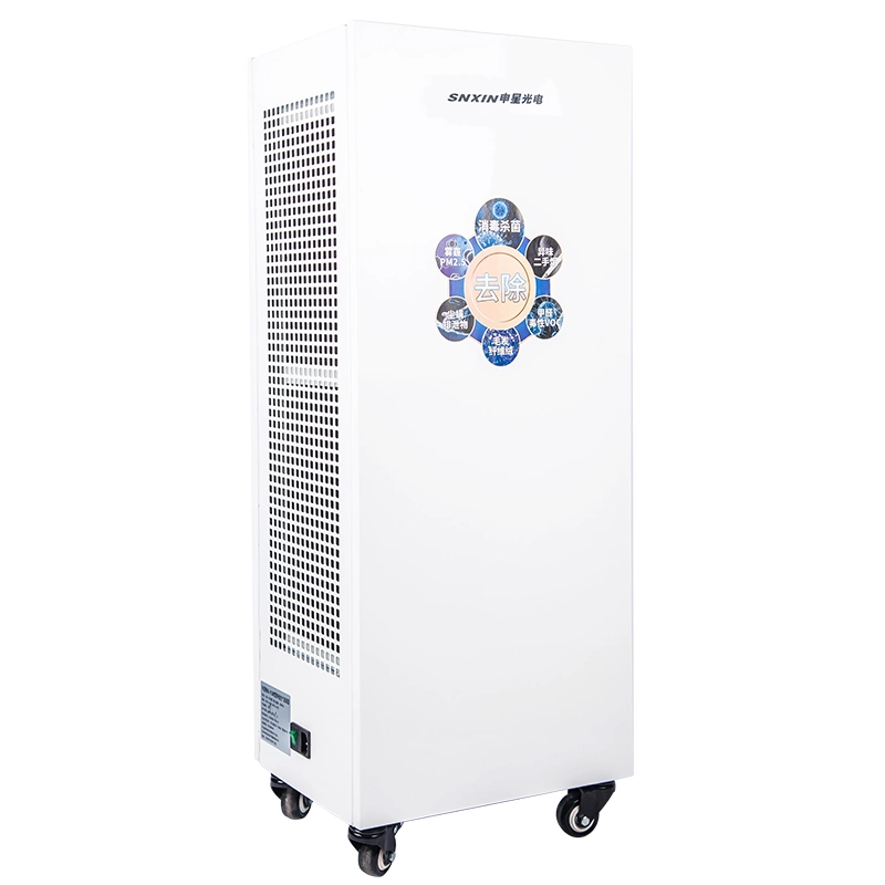 Snxin OEM Smart Ultraviolet Air Purifier Home 1200cbm Per Hour Portalbe Air Sterilizer with CE RoHS FCC Certificate