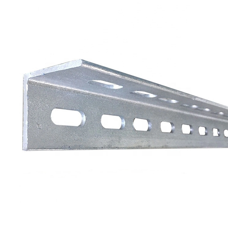 Metal Galvanized Steel Perforated Slotted Angle Bar for Garage Door