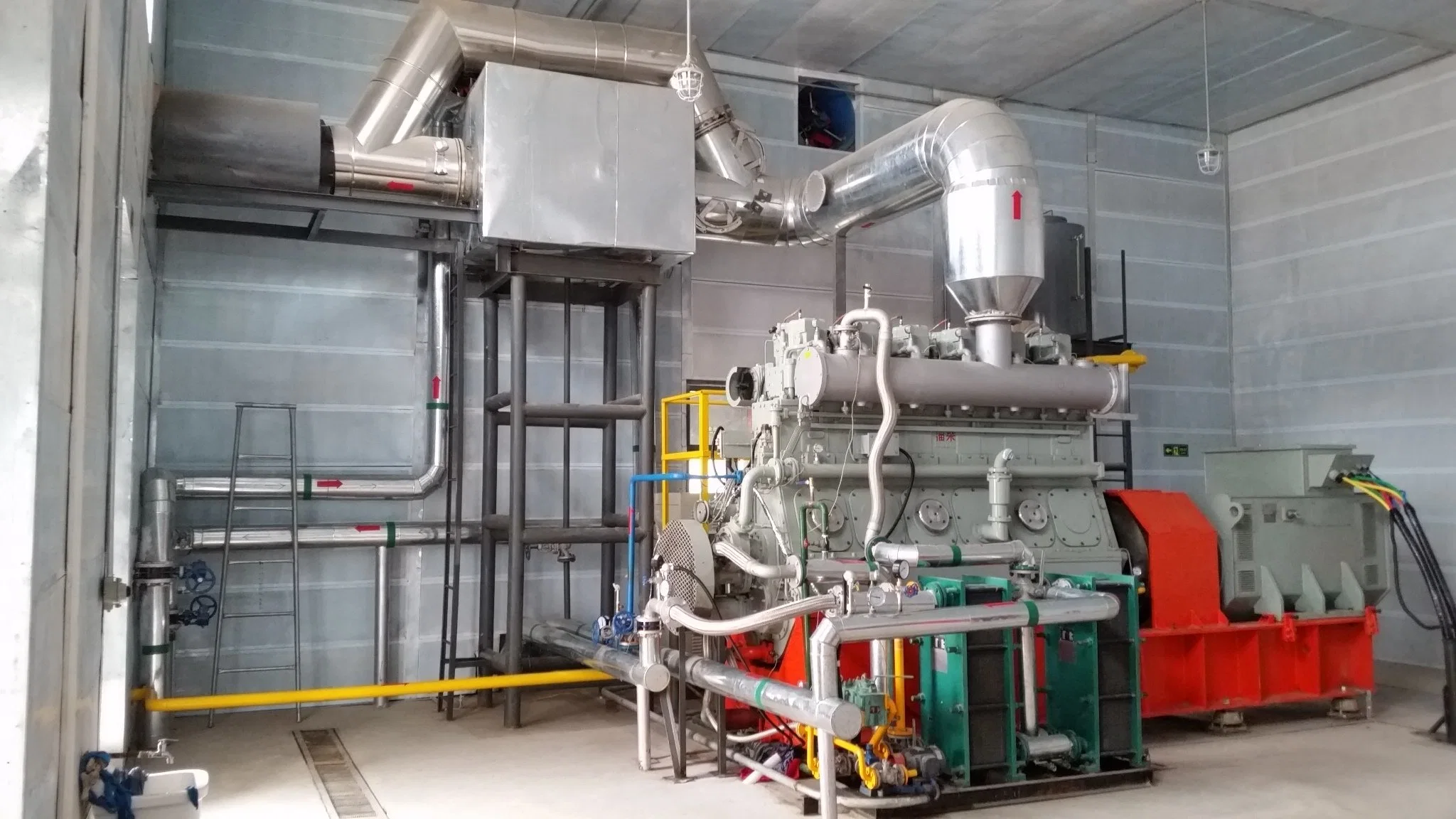 1000kw Landfill Gas/Natural Gas Generator Set/Generating Set/Gensets with Silent Canopy