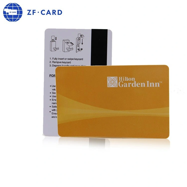 Factory Custom Plastic RFID Card PVC 24K FM 24c24 Contact Proximity Hotel Key Card