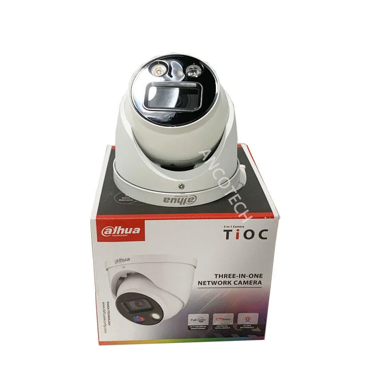 Dahua 8MP Full-Color Active Deterrence Fixed-Focal Eyeball Wizsense Network Camera Dh-Ipc-Hdw3849h-as-PV Dahua Full-Color Camera