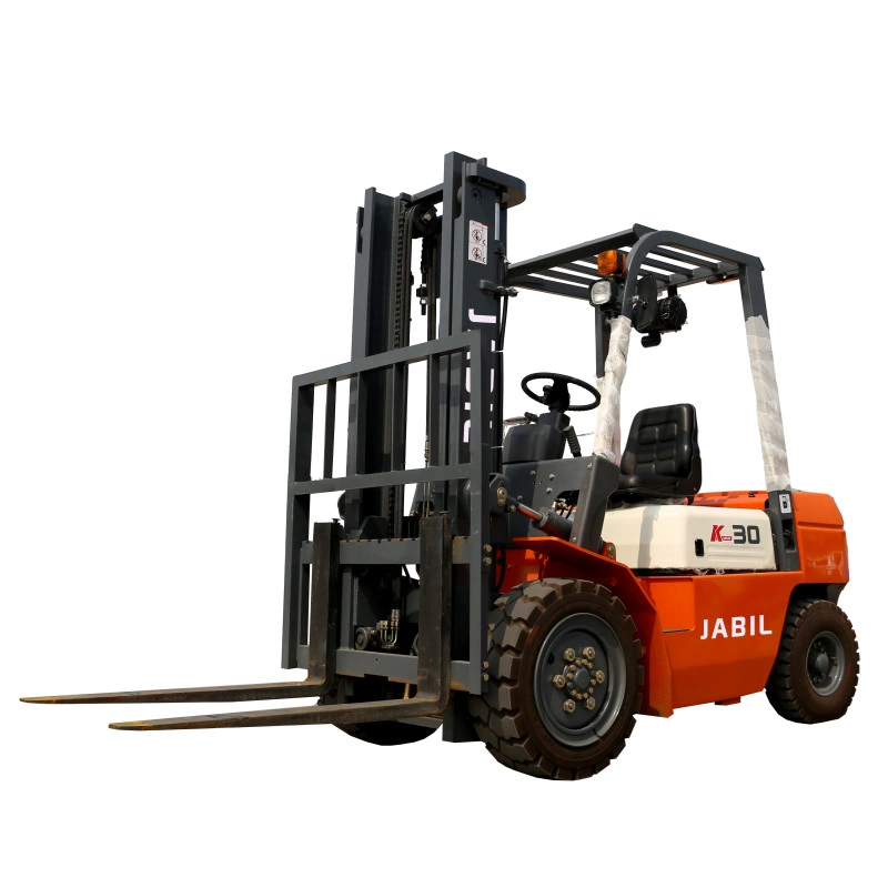 China Brand Jabil New Forklift Truck 3.0 Ton Gasoline Forklift 3m 4.5m 5m Mast