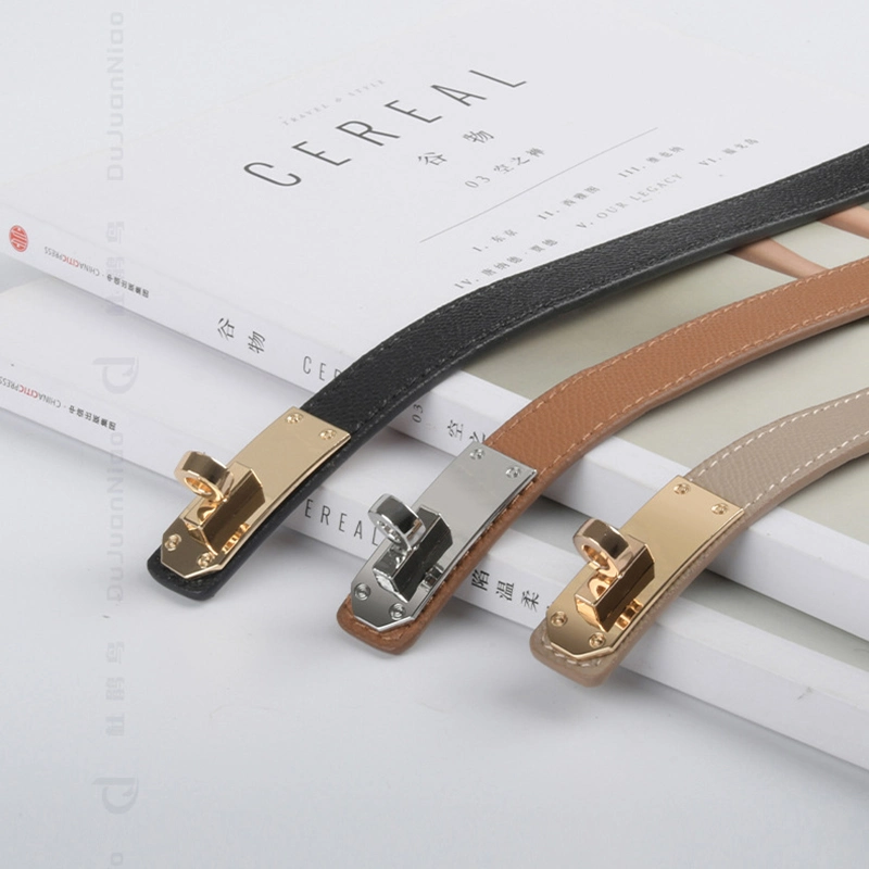 LB3538 Design Fashion Waist Gold For Women Genuine Leather Belts Ladies Fancy Designer Luxury Custom Logo Women's Belt