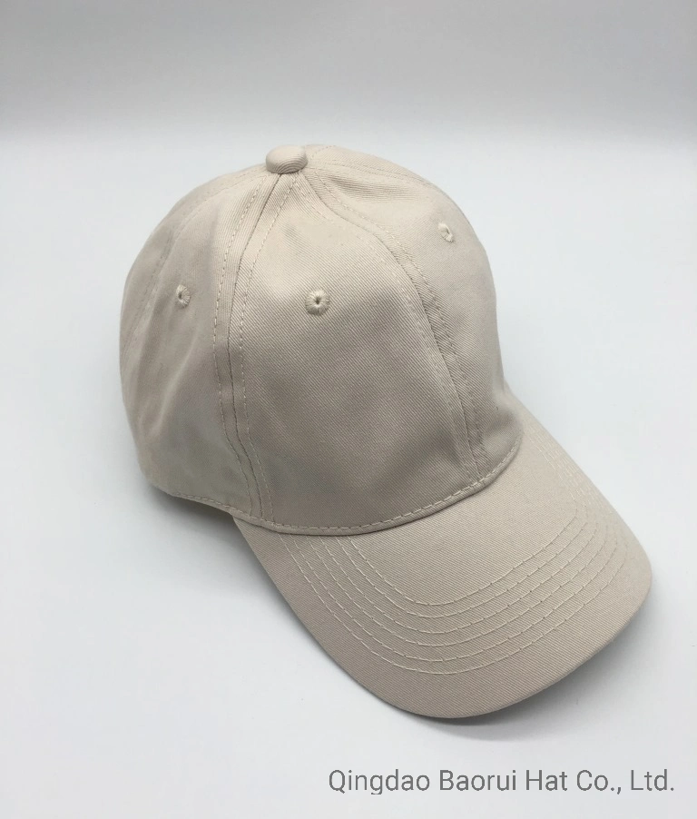 High Qualtiy 100% Cotton Twill Unstructured Blank Baseball Caps